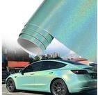 LuxusKollektion Lackschutzfolie Autofolie Gr&uuml;n Glitzer Regenbogen Effekt