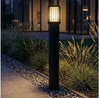 GLOBO LIGHTING LED Au&szlig;en-Stehlampe, Leuchtmittel inklusive, Warmwei&szlig;, LED