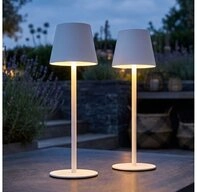 GLOBO LIGHTING LED Au&szlig;en-Tischleuchte, LED-Leuchtmittel fest verbaut,...