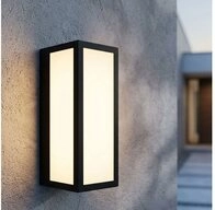 GLOBO LIGHTING LED Au&szlig;en-Wandleuchte, Leuchtmittel inklusive, Warmwei&szlig;, LED