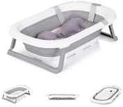 Chipolino Babybadewanne Isla 80 cm, mit Badekissen, faltbar, integrierter