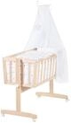 roba&reg; Babybett Komplettwiegenset, mit Rollen inkl. Bettausstattung & Himmel