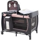 COSTWAY Baby-Reisebett, 1-tlg., faltbares Babybett mit Wickeltisch, Babywiege &