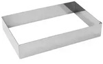 Schneider GmbH Backrahmen Edelstahl - Rechteck 28 cm x 18 cm x 4 cm