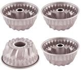LuxusKollektion Backform Mini Tube Pan Set 4" 4PCS, (4-tlg)