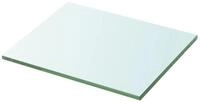 vidaXL Wandregal, Regalb&ouml;den 2 Stk. Glas Transparent 20 x 20 cm