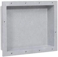 vidaXL Brauseschlauch Duschnische Mattgrau 41x51x10 cm