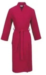 Carl Ross Unisex-Bademantel 25100, Langform, Baumwolle, Kimono-Kragen, G&uuml;rtel,