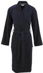 Unisex-Bademantel CARL ROSS "41110" Gr. S, blau (night blau), S, Walkfrottier,