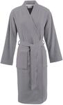 Unisex-Bademantel CARL ROSS "41110" Gr. XS, wei&szlig; (platin, wei&szlig;), XS, Walkfrottier,