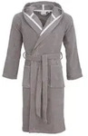 Carl Ross Unisex-Bademantel 41310, Midil&auml;nge, Walkfrottier, Kapuze, G&uuml;rtel,