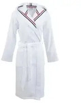 Carl Ross Unisex-Bademantel 481310, Midil&auml;nge, Velours, Kapuze, G&uuml;rtel,...