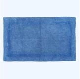 Homescapes Badematte XXL-Badematte blau 70x120 cm aus 100% Baumwolle, H&ouml;he 20...