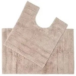 Homescapes Badematte Badematten Set 2tlg Spa Surpreme Beige, H&ouml;he 30 mm,...