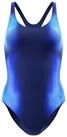 Speedo Schwimmanzug Medalist Damen Badeanzug mit Print Blau/Marineblau