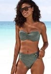 LASCANA B&uuml;gel-Bandeau-Bikini-Top Fay, aus eleganter Strukturware