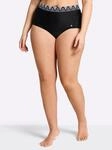 Bikini-Hose SHEEGO, Damen, Gr. 40, Normalgr&ouml;&szlig;en, schwarz, Elasthan, Polyamid,