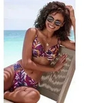 LASCANA Bikini-Hose Odetta im floralen Design rot 40