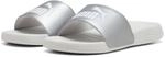Badesandale PUMA "POPCAT 20 METALLIC GLAM", Damen, Gr. 37, silber (puma silber,