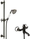 PaulGurkes Wannenmischeinheit (Set, 4-St., Wannenarmatur mit Duschstange,...