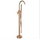 wohnwerk.idee Wannenarmatur Standarmatur Lungo Freistehend Edelstahl Messing