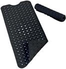 relaxdays Duschmatte Badewannenmatte XXL, H&ouml;he 7 mm, Mit zahlreichen...