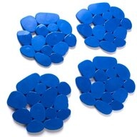 MSV Wanneneinlage KIESELSTEIN, B: 13 cm, L: 12.2 cm, Packung, 4-tlg.,