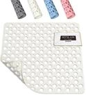 LuxusKollektion Duschmatte Duschmatte Antirutschmatte Saugn&auml;pfe Wei&szlig; 53 x 53...