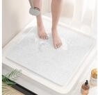 LuxusKollektion Duschmatte Duschmatte rutschfest Badewannenmatte Wei&szlig; 53 x 53...