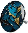 Sanilo Badewannenst&ouml;psel Marmor Cobalt, &Oslash; 7,2 cm, hochwertig, universell, mit
