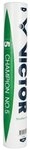 VICTOR Badmintonball Champion No.5 Naturfeder weiss Dose 12er, Geschwindigkeit:...