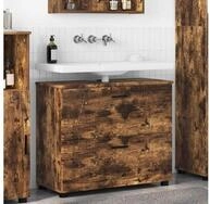 vidaXL Badezimmerspiegelschrank vidaXL Badezimmerschrank R&auml;uchereiche 76,5 x...