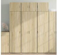 vidaXL Sideboard vidaXL Hochschrank Sonoma-Eiche 70x42,5x225 cm Holzwerkstoff