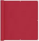 vidaXL Seitenmarkise 110 x 700 cm Balkonsichtschutz Rot 110x700 cm Oxford-Stoff
