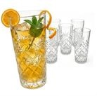 relaxdays Longdrinkglas Longdrinkgl&auml;ser 6er Set, 6-tlg., Glas