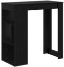 vidaXL Esstisch Bartisch 102 x 50 x 103,5 cm Holzwerkstoff Schwarz Eichen-Optik