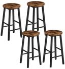 LuxusKollektion Barhocker Barhocker 4er Set Barst&uuml;hle Fu&szlig;st&uuml;tzen H&ouml;hen