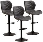 LuxusKollektion Barhocker Barhocker Drehstuhl Lehne H&ouml;henverstellbar PU...