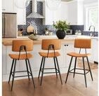 LuxusKollektion Barhocker Barhocker 3er H&ouml;henverstellbar Fu&szlig;st&uuml;tze...