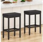 LuxusKollektion Barhocker Barhocker 66 cm schwarz Metallgestell ohne Lehne...