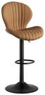 LuxusKollektion Barhocker Barhocker h&ouml;henverstellbar Lehne Fabric Fu&szlig;st&uuml;tze...