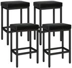LuxusKollektion Barhocker Barhocker 66 cm K&uuml;chenhocker Metallgestell ohne Lehne