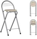 LuxusKollektion Barhocker Barhocker klappbar outdoor 1 Barhocker Holzmaserung...