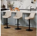 LuxusKollektion Barhocker Barhocker Drehbar H&ouml;henverstellbar Lehne PU Leder...