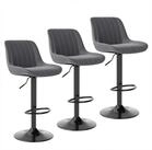 LuxusKollektion Barhocker Barhocker Drehbar Lehne H&ouml;henverstellbar PU Leder...