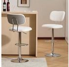 LuxusKollektion Barhocker Barhocker Barstuhl H&ouml;henverstellbar Boucl&eacute;...