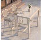 MCW Stehtisch MCW-P91-S2 (Set, 3er Set), Inklusive Sitzkissen mit weicher...