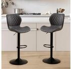 LuxusKollektion Barhocker Barhocker Lehne H&ouml;henverstellbar 360Grad Drehbar