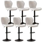 LuxusKollektion Barhocker Barhocker Lehne 360 drehbar h&ouml;henverstellbar PU...