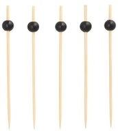 PAPSTAR Partyspie&szlig;e Fingerfood - Picker 12,5 cm Black Pearl 250 Stk